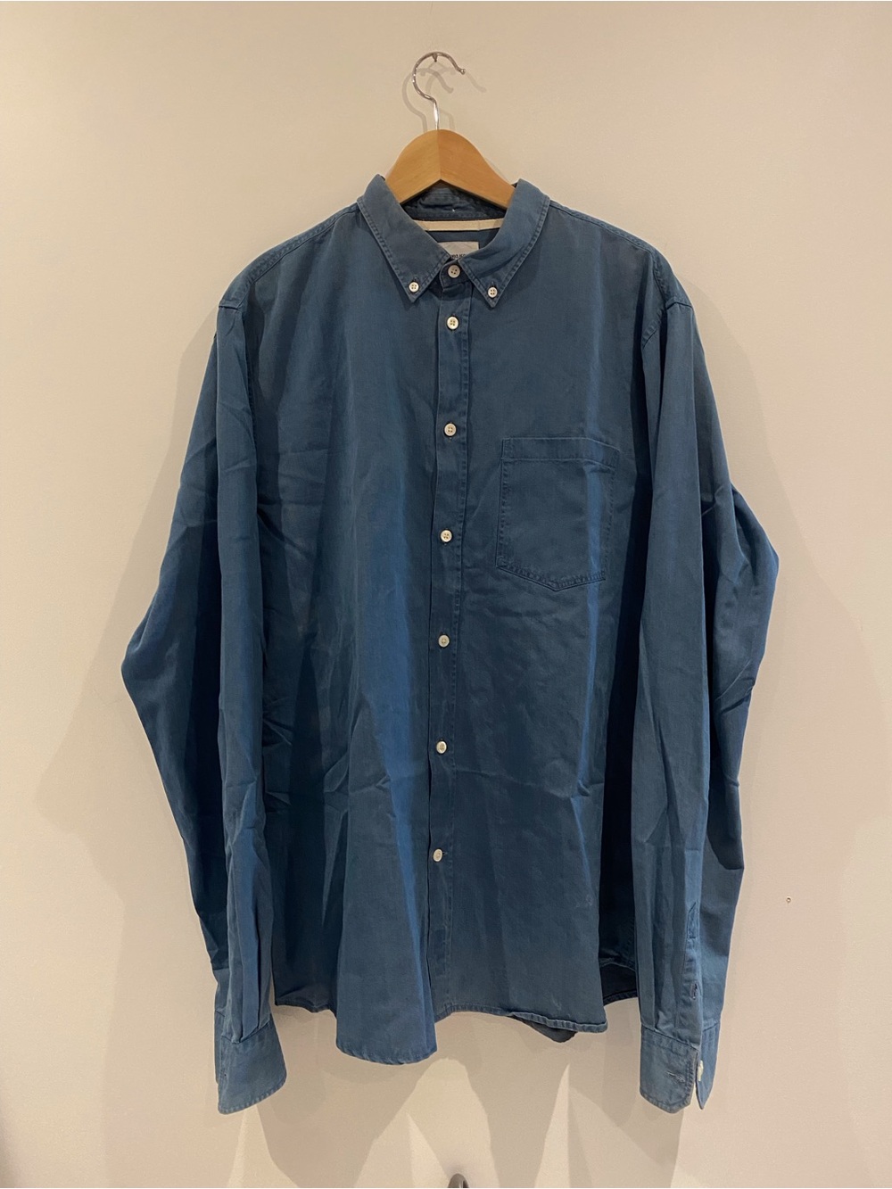 Norse Projects Indigo Button-Down Shirt